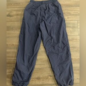 Vintage Speedo Track Pants Mens Medium Navy Blue Lined Windbreaker Joggers